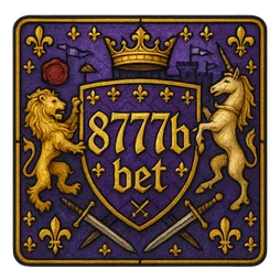 8777bet গাঢ় ব্যাকগ্রাউন্ডে লোগো সাইন